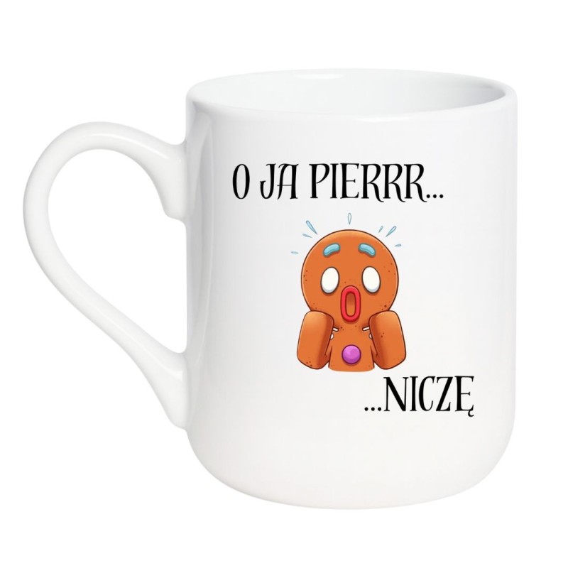 Kubek ceramiczny O ja pierrr niczę – idealny prezent mikołajkowy