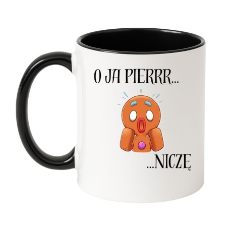 Kubek z nadrukiem O ja pierrr niczę – zabawny upominek dla dorosłych