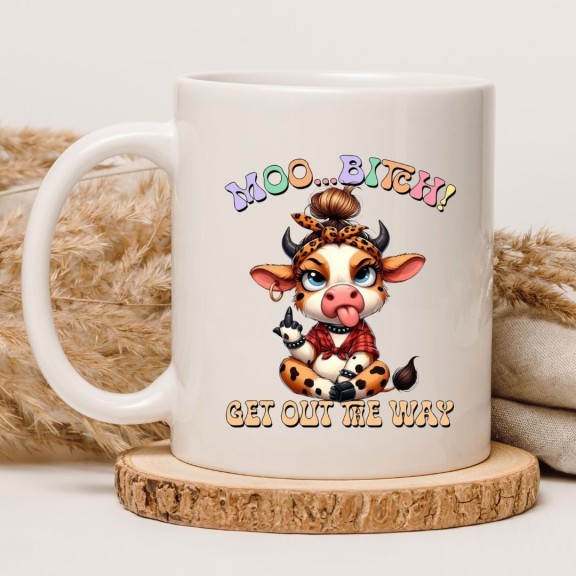 Kubek biały 330 ml ze śmiesznym nadrukiem bez cenzury – idealny gadżet dla fanów mocnego humoru.