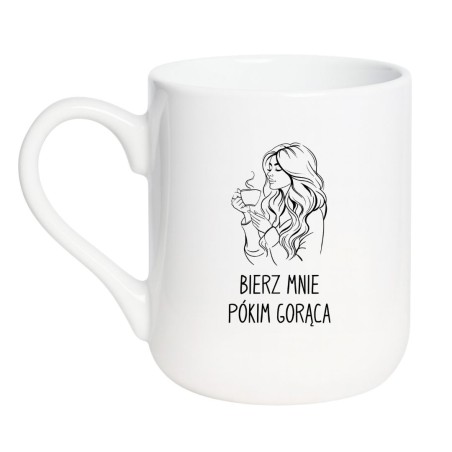 Kubek elegancki biały 330 ml z nadrukiem bez cenzury – śmieszny kubek dla dorosłych