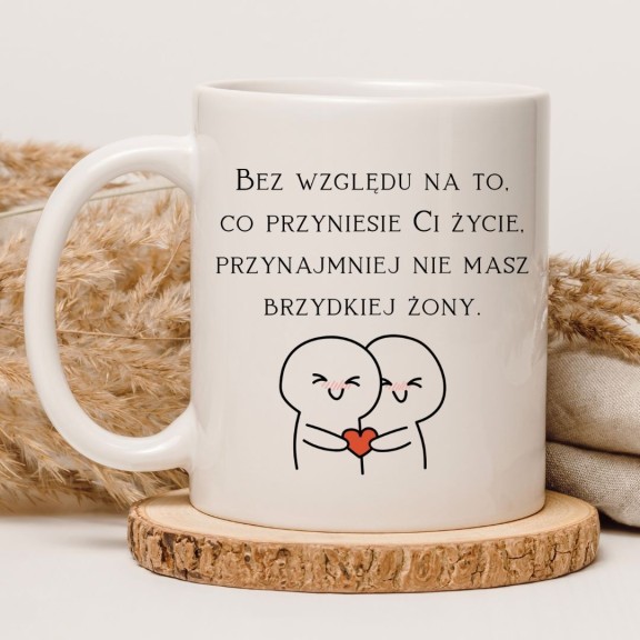 śmieszny kubek na prezent dla partnera