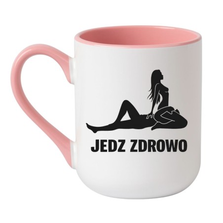 Kubek Jedz Zdrowo – Śmieszny Kubek dla Dorosłych