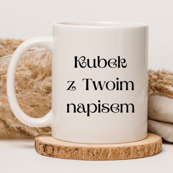 Kubek z własnym napisem – elegancki, personalizowany prezent z charakterem