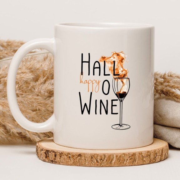 Kubek Happy HalloWine – prezent dla miłośniczki wina