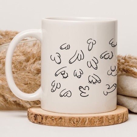 Śmieszny kubek z penisami – prezent dla dorosłych z humorem