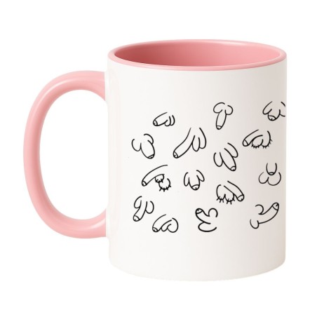 Śmieszny kubek dla niej i dla niego – kubek z penisami bez cenzury