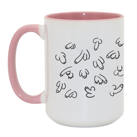 Kubek z penisami rysunek – śmieszny prezent z dystansem