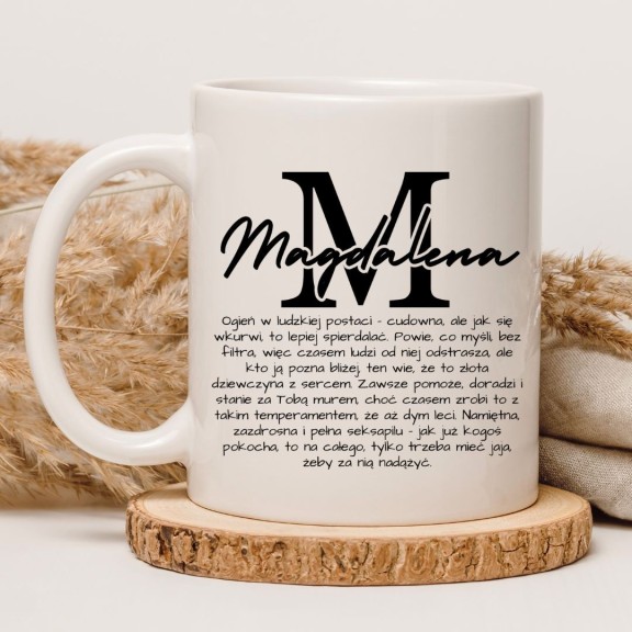 kubek z imieniem magdalena dla dziewczyny z charakterem